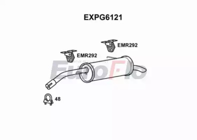 Амортизатор EuroFlo EXPG6121