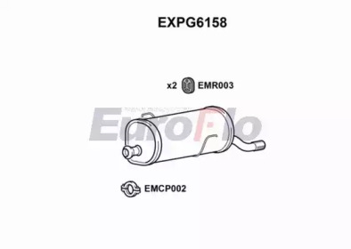 Амортизатор EuroFlo EXPG6158