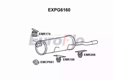 Амортизатор EuroFlo EXPG6160