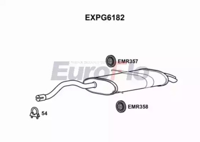 Амортизатор EuroFlo EXPG6182