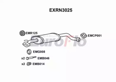 Амортизатор EuroFlo EXRN3025