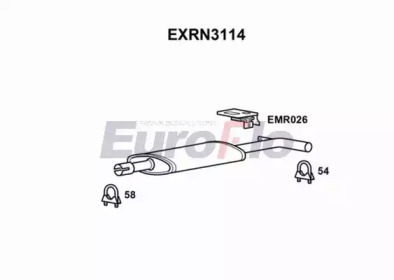 Амортизатор EuroFlo EXRN3114