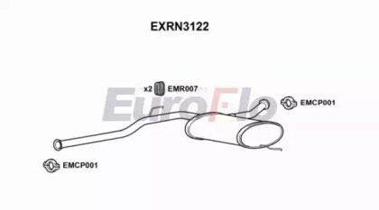 Амортизатор EuroFlo EXRN3122