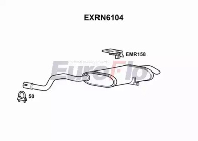 Амортизатор EuroFlo EXRN6104