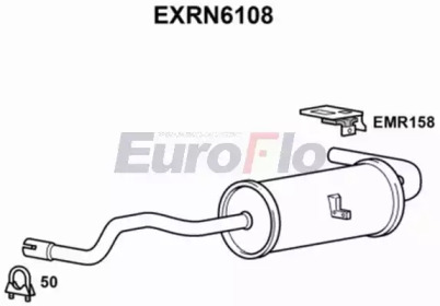 Амортизатор EuroFlo EXRN6108