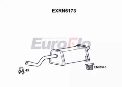 Амортизатор EuroFlo EXRN6173