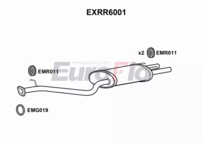 Амортизатор EuroFlo EXRR6001