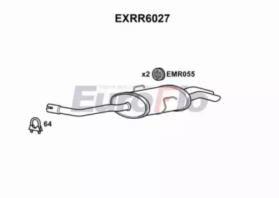 Амортизатор EuroFlo EXRR6027