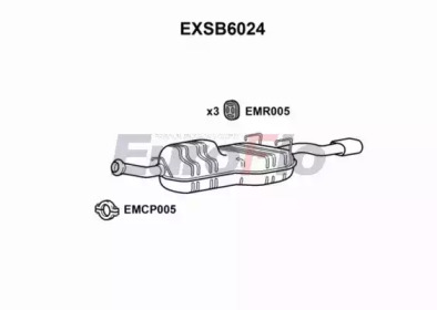 Амортизатор EuroFlo EXSB6024