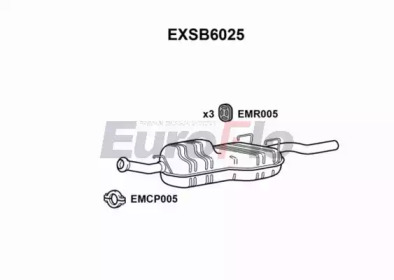 Амортизатор EuroFlo EXSB6025