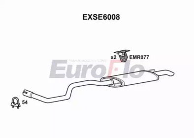 Амортизатор EuroFlo EXSE6008