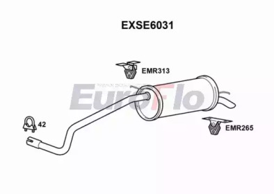 Амортизатор EuroFlo EXSE6031