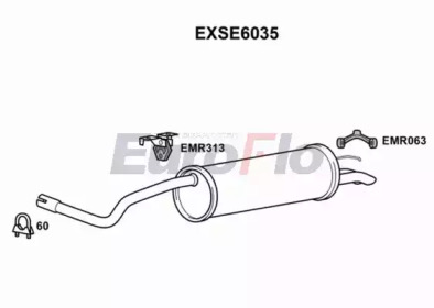 Амортизатор EuroFlo EXSE6035