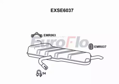 Амортизатор EuroFlo EXSE6037