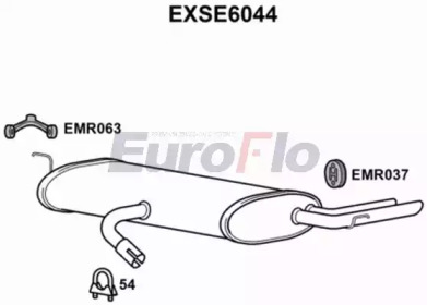 Амортизатор EuroFlo EXSE6044