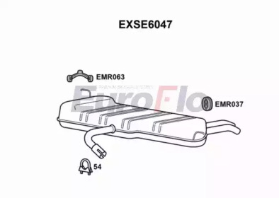 Амортизатор EuroFlo EXSE6047