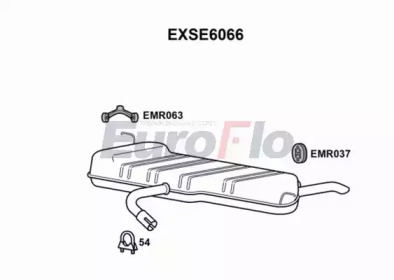 Амортизатор EuroFlo EXSE6066