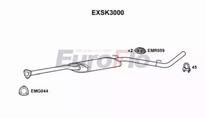 Амортизатор EuroFlo EXSK3000