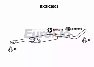 Амортизатор EuroFlo EXSK3003