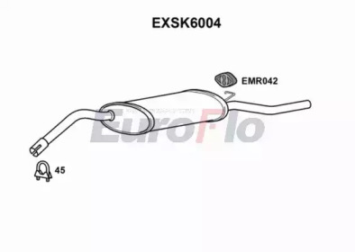 Амортизатор EuroFlo EXSK6004