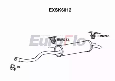 Амортизатор EuroFlo EXSK6012