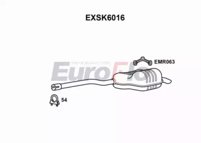 Амортизатор EuroFlo EXSK6016