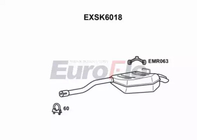 Амортизатор EuroFlo EXSK6018