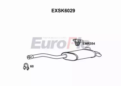 Амортизатор EuroFlo EXSK6029