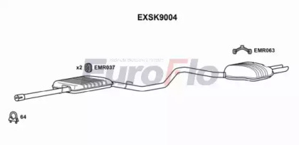 Амортизатор EuroFlo EXSK9004