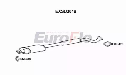 Амортизатор EuroFlo EXSU3019