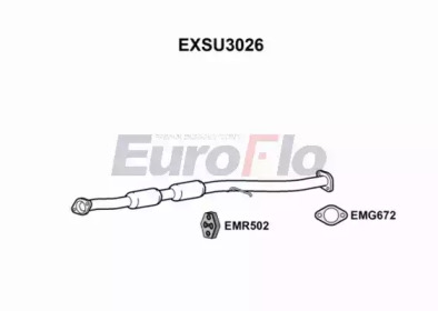 Амортизатор EuroFlo EXSU3026