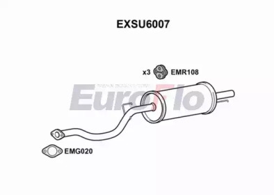 Амортизатор EuroFlo EXSU6007