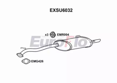 Амортизатор EuroFlo EXSU6032