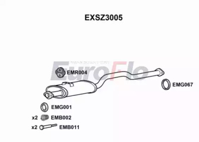 Амортизатор EuroFlo EXSZ3005