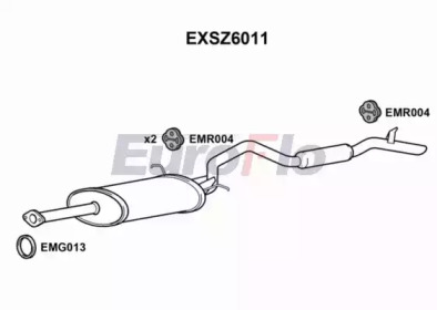 Амортизатор EuroFlo EXSZ6011