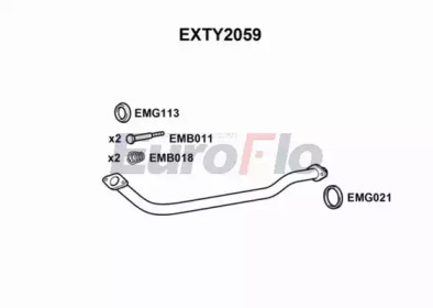 Трубка EuroFlo EXTY2059