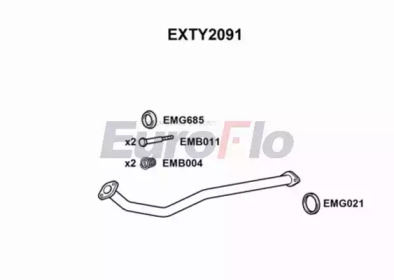 Трубка EuroFlo EXTY2091