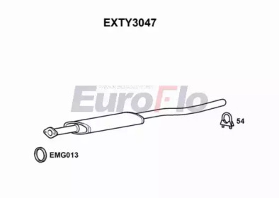 Амортизатор EuroFlo EXTY3047