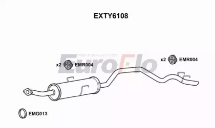 Амортизатор EuroFlo EXTY6108