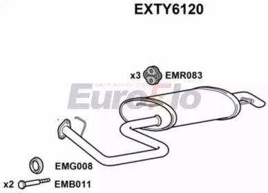 Амортизатор EuroFlo EXTY6120