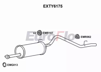 Амортизатор EuroFlo EXTY6175