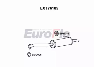 Амортизатор EuroFlo EXTY6185