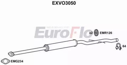 Амортизатор EuroFlo EXVO3050