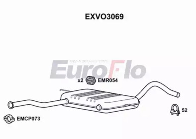 Амортизатор EuroFlo EXVO3069