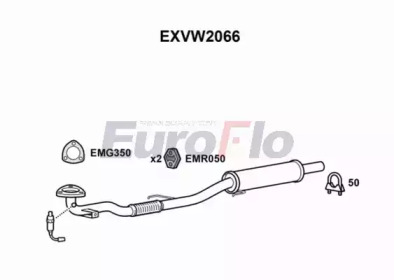 Трубка EuroFlo EXVW2066