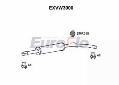 Амортизатор EuroFlo EXVW3000