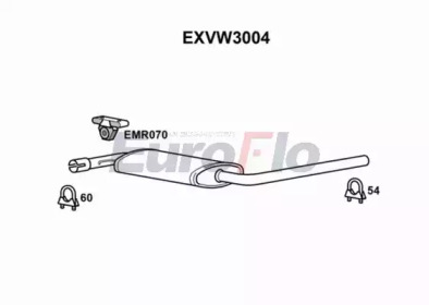 Амортизатор EuroFlo EXVW3004