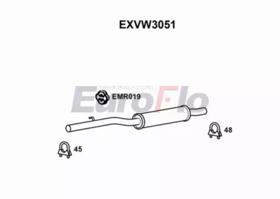 Амортизатор EuroFlo EXVW3051