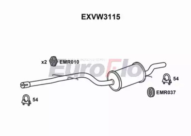 Амортизатор EuroFlo EXVW3115