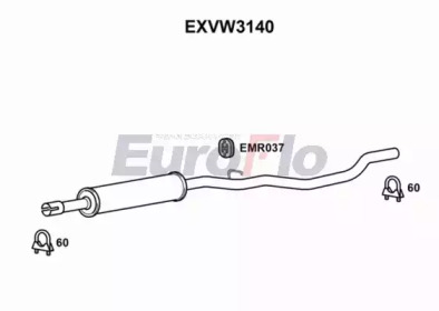 Амортизатор EuroFlo EXVW3140